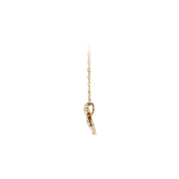 Gold-Anhänger Schwan mit Zirkonen