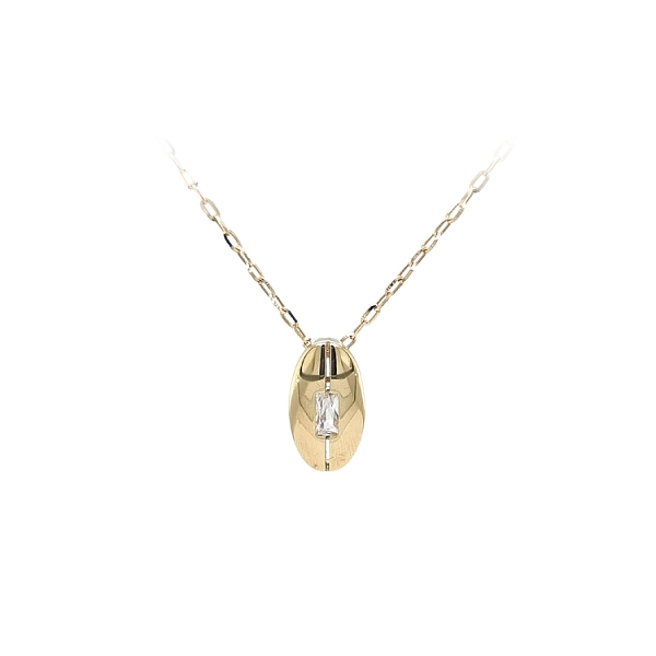 Gold-Anhänger mit Zirkon