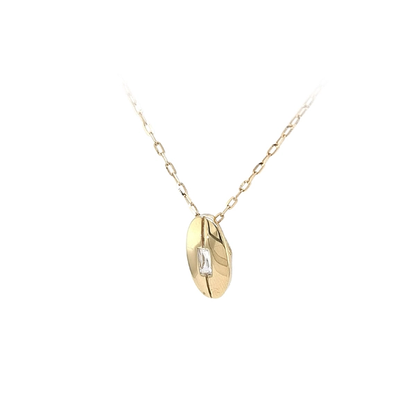 Gold-Anhänger mit Zirkon