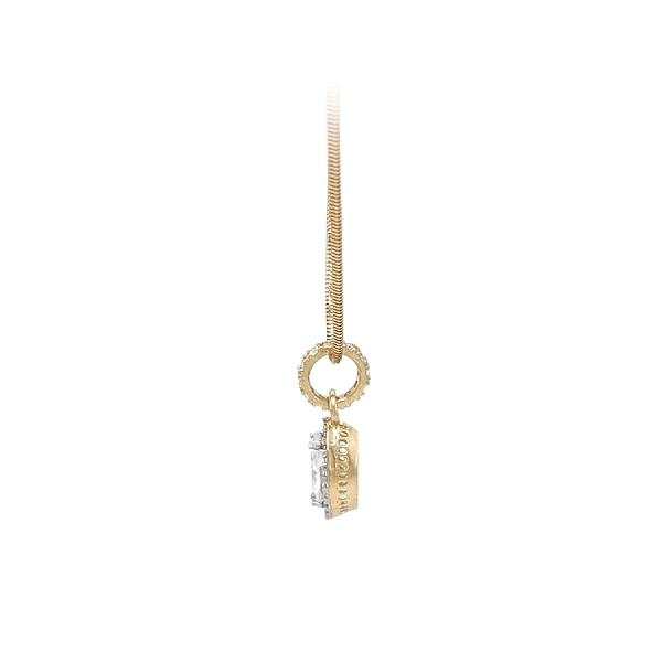 Goldhalskette mit Zirkonen