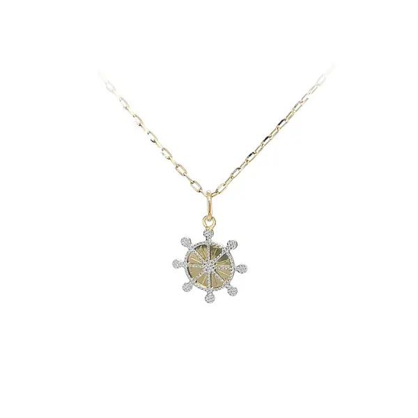 Anhänger Ruder aus Combination Gold