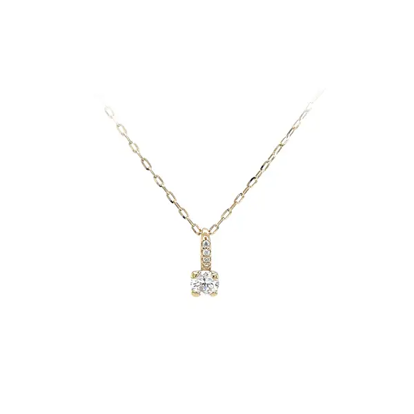 Gold-Anhänger mit Zirkonen