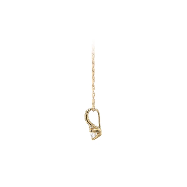 Gold-Anhänger mit Zirkonen