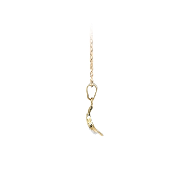 Goldener Anhänger mit Zirkonen