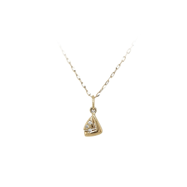 Gold-Anhänger mit Zirkonen
