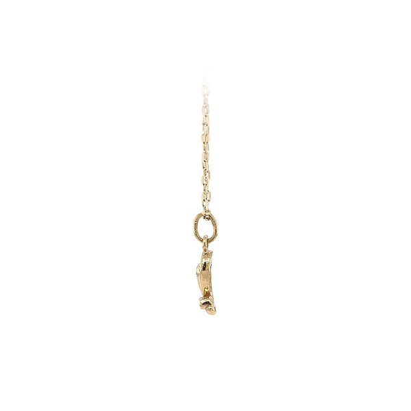 Gold-Anhänger mit Zirkonen