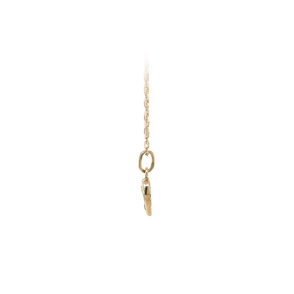 Gold-Anhänger mit Zirkonen
