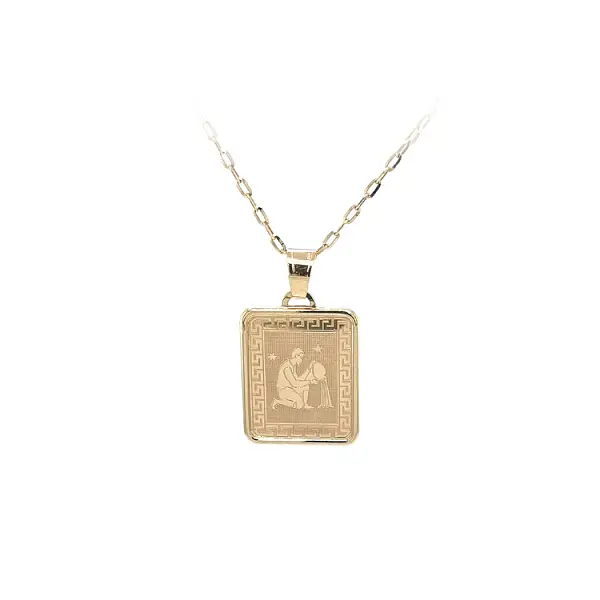 Gold-Anhänger Wassermann