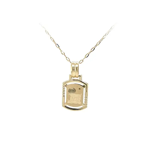 Gold-Anhänger Zeichen des Widders