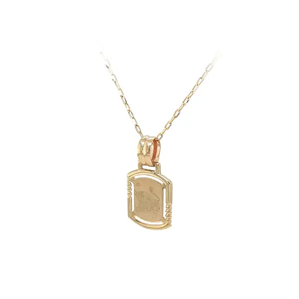 Gold-Anhänger Zeichen des Stiers