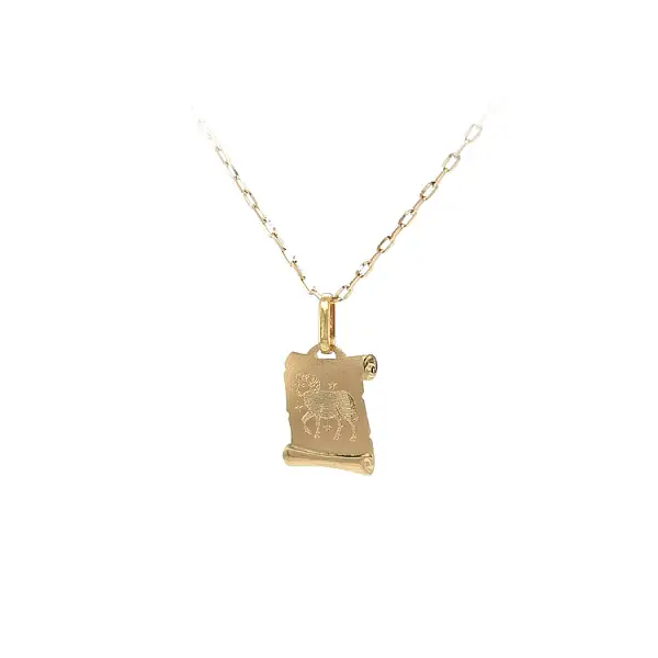 Gold-Anhänger Zeichen des Widders