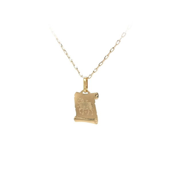 Gold-Anhänger Zeichen des Widders