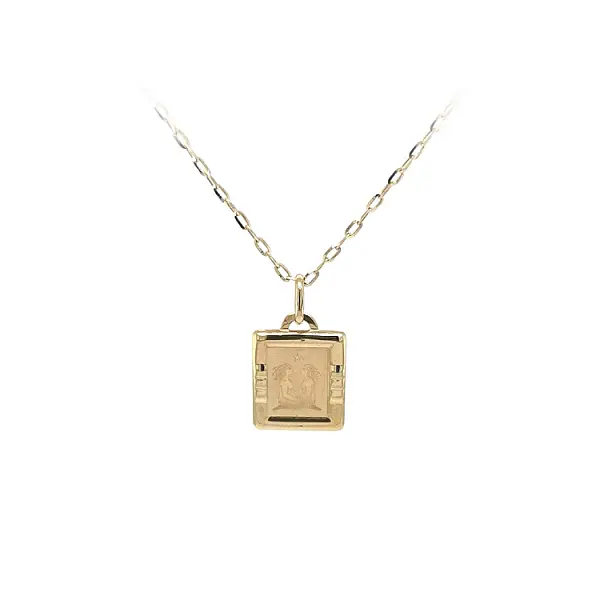 Gold-Anhänger Zeichen der Zwillinge