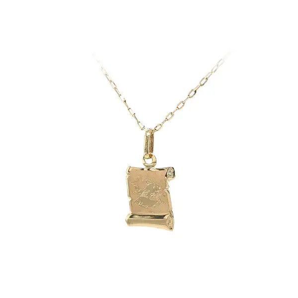 Gold-Anhänger Zeichen des Fisches