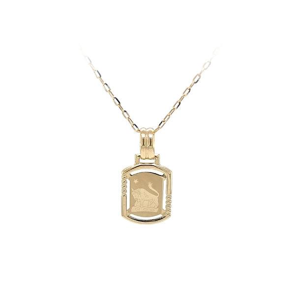 Gold-Anhänger Zeichen des Stiers