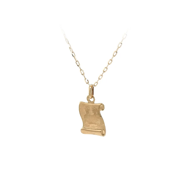 Gold-Anhänger Zeichen der Zwillinge