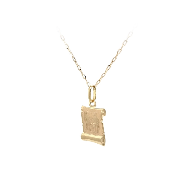 Gold-Anhänger Zeichen der Zwillinge