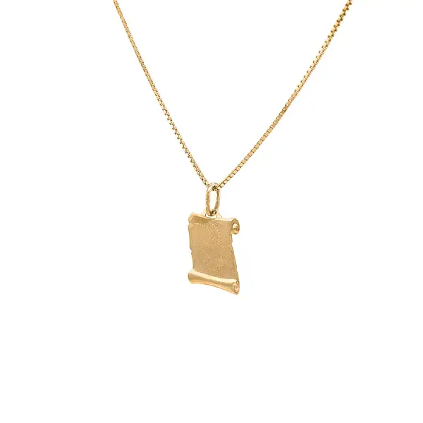 Gold-Anhänger Zeichen des Steinbocks