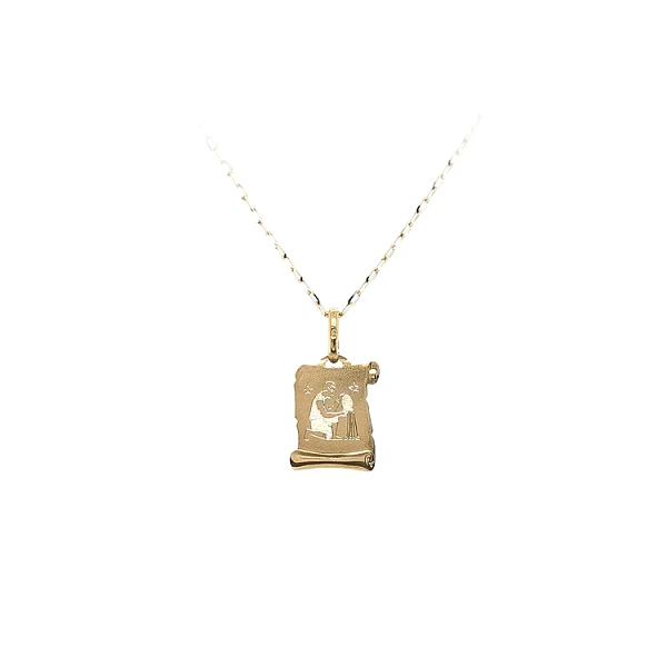 Gold-Anhänger Wassermann