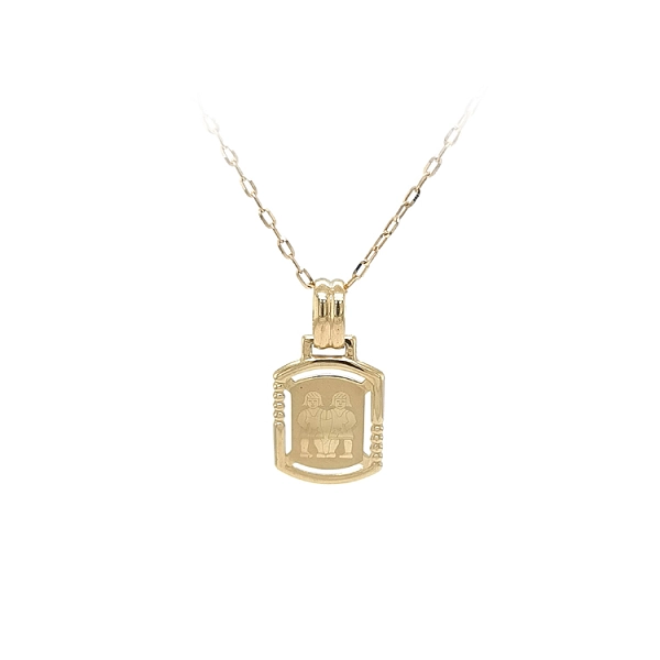 Gold-Anhänger Zwillinge