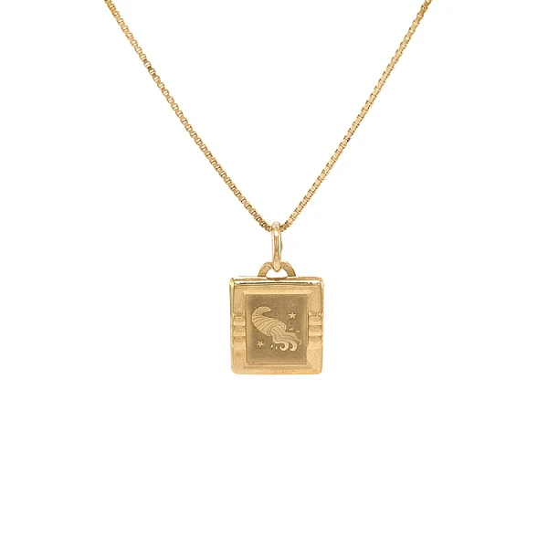 Gold-Anhänger Wassermann