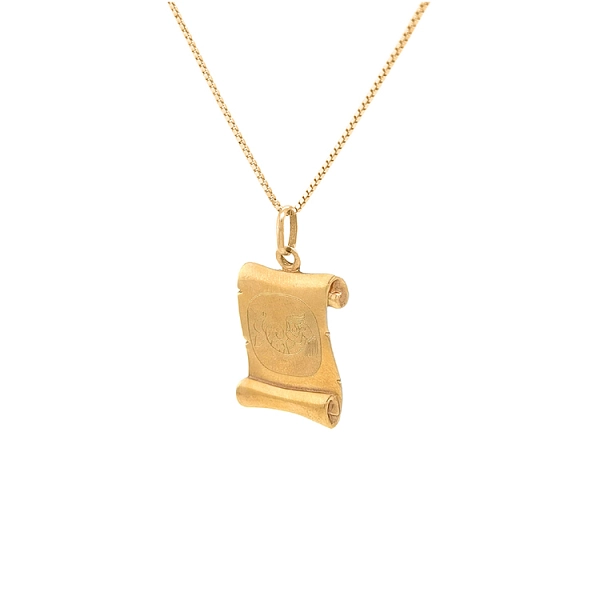 Gold-Anhänger Wassermann