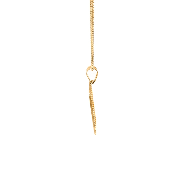 Gold-Anhänger Zeichen des Fisches