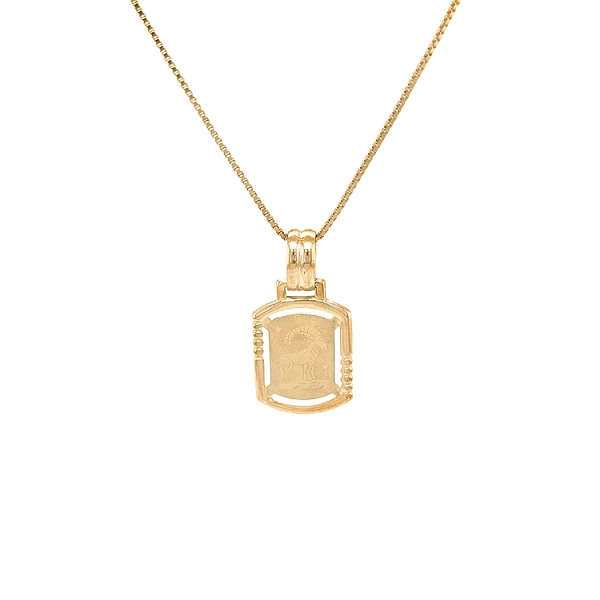 Gold-Anhänger Zeichen des Steinbocks