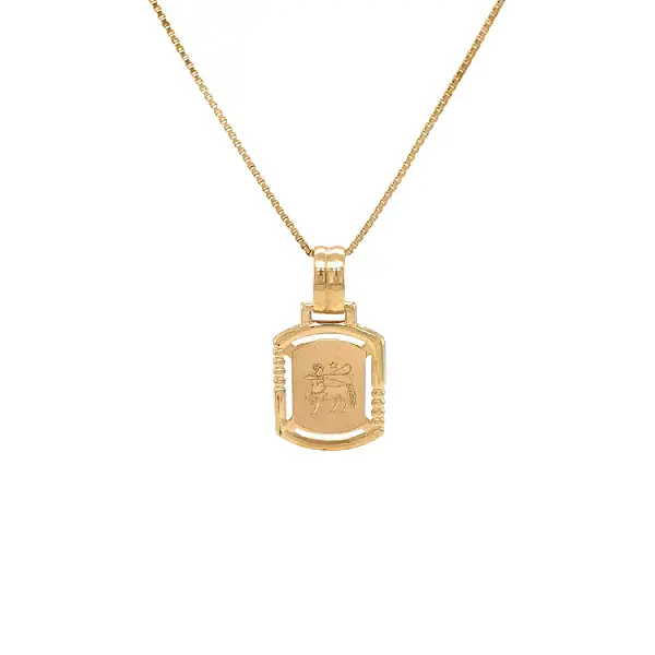 Gold-Anhänger Zeichen des Schütze