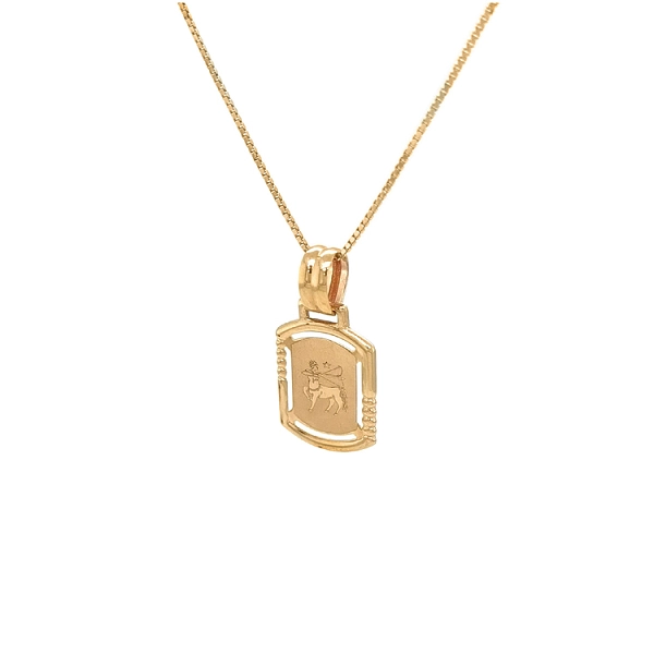 Gold-Anhänger Zeichen des Schütze