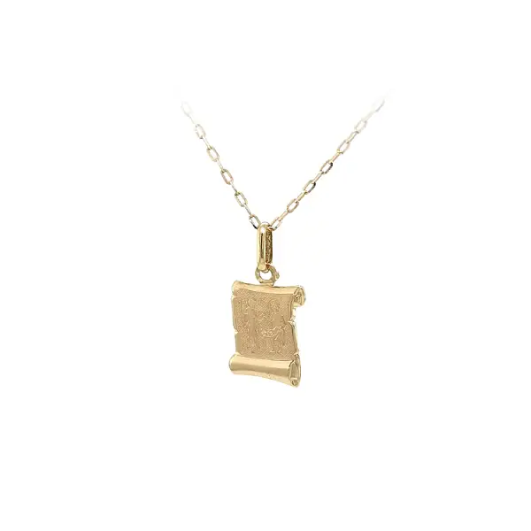 Gold-Anhänger Zeichen der Zwillinge