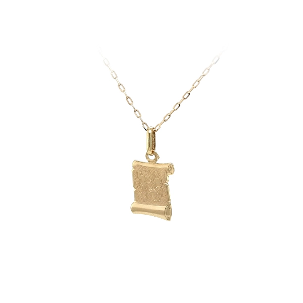 Gold-Anhänger Zeichen der Zwillinge