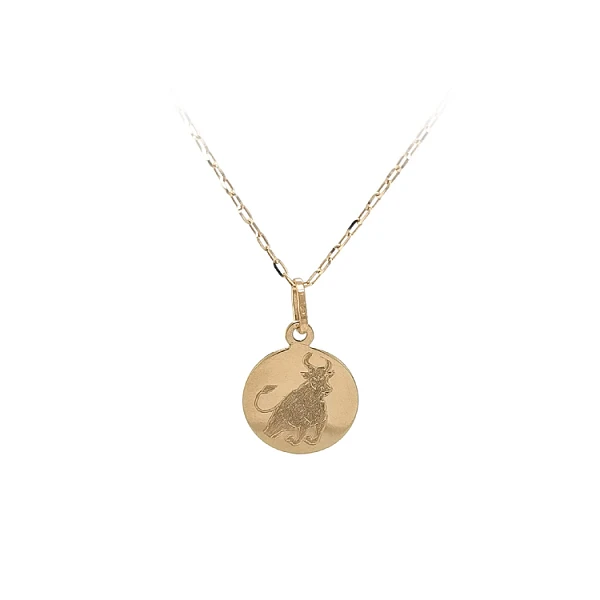 Gold-Anhänger Zeichen des Stiers