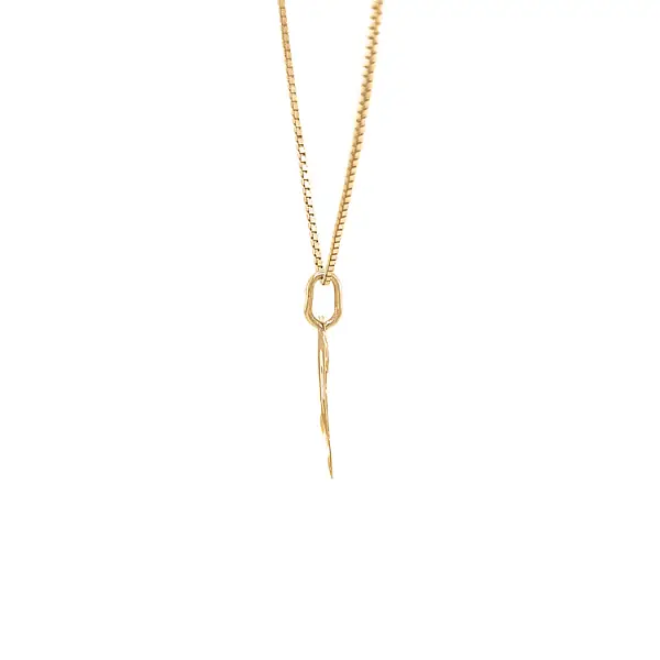 Gold-Anhänger Buchstabe P