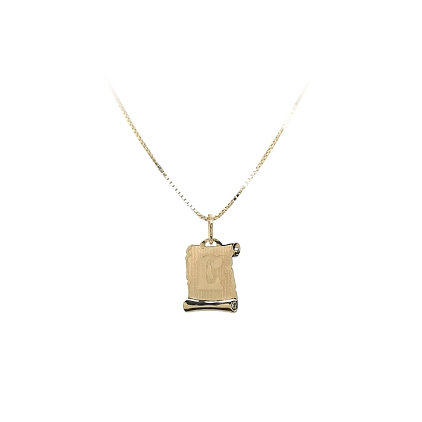 Gold-Anhänger Buchstabe E