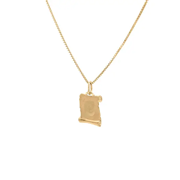 Gold-Anhänger Buchstabe C