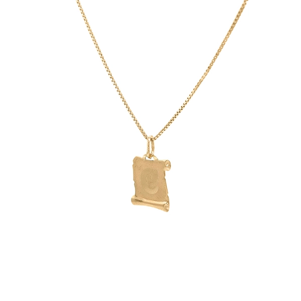 Gold-Anhänger Buchstabe C