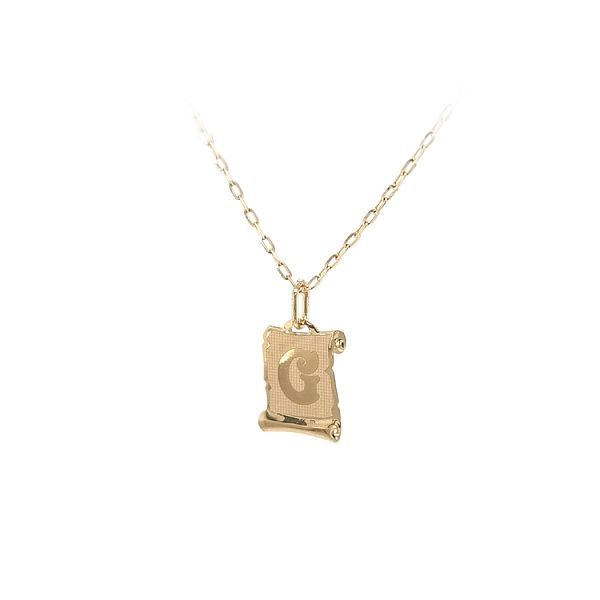 Gold-Anhänger Buchstabe G