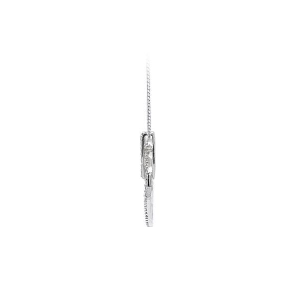 Anhänger Herz mit Zirkonen