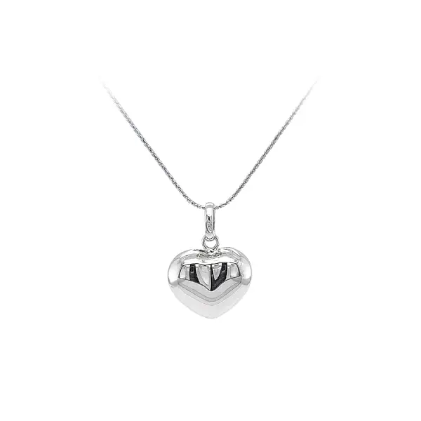 Anhänger Herz aus Weißgold