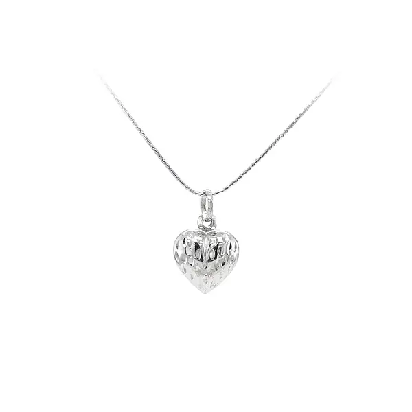 Anhänger Herz aus Weißgold