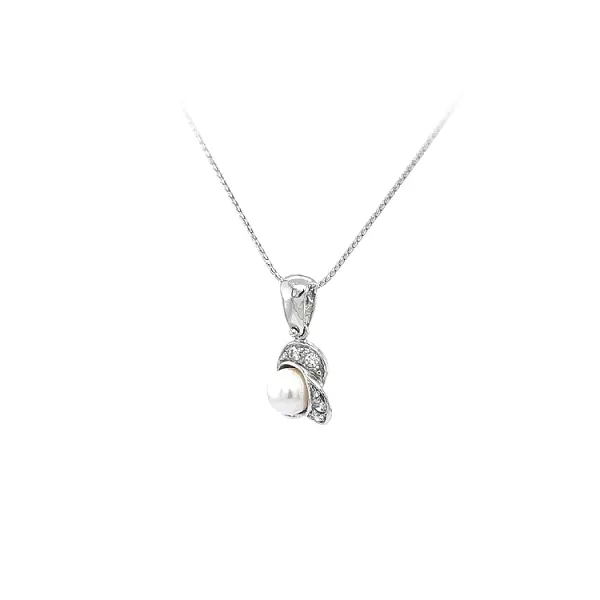 Anhänger mit Weißgoldperle