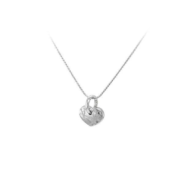 Anhänger Herz aus Weißgold