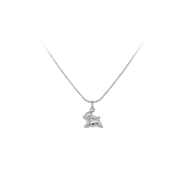 Anhänger Hund aus Weißgold