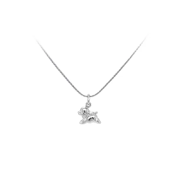 Anhänger Hund aus Weißgold