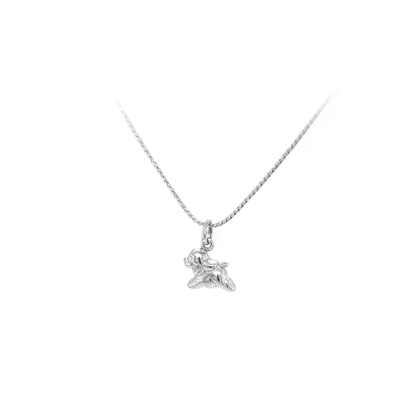 Anhänger Hund aus Weißgold