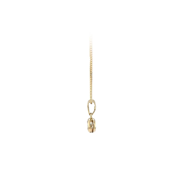 Gold-Anhänger Solitär mit Zirkon