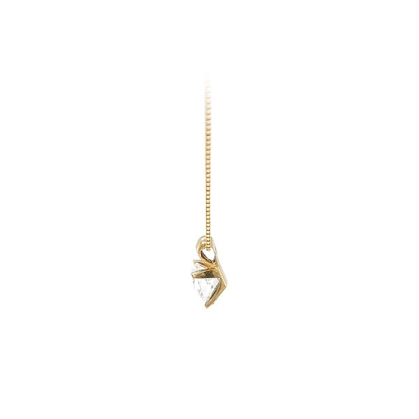 Gold-Anhänger Solitär mit Zirkon