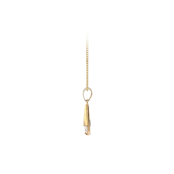 Gold-Anhänger mit Zirkon