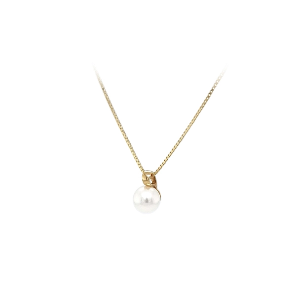 Gold-Anhänger mit Perle